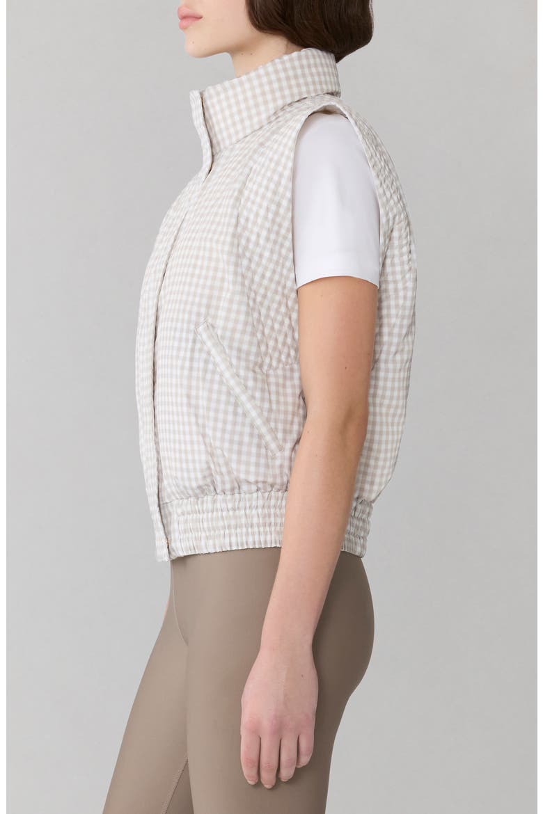 Brenna Quilted Reversible Vest, Alternate, color, LIGHT OAK