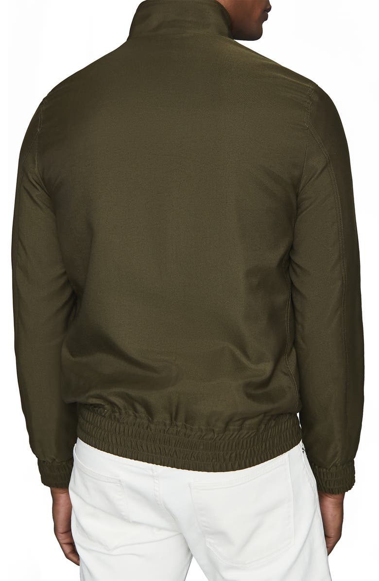 Reiss Kura Skim Fit Bomber Jacket, Alternate, color, 