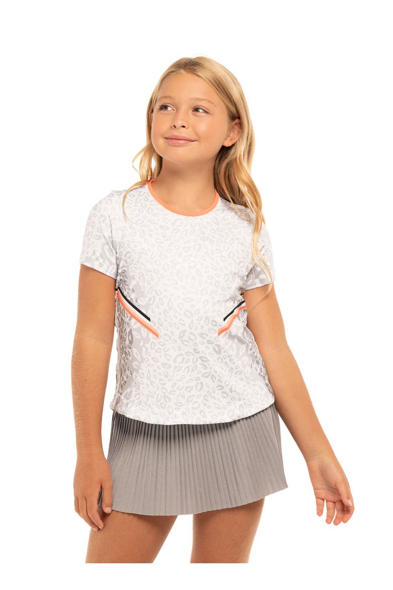 Spark Pleated Skirt, Alternate, color, Silver