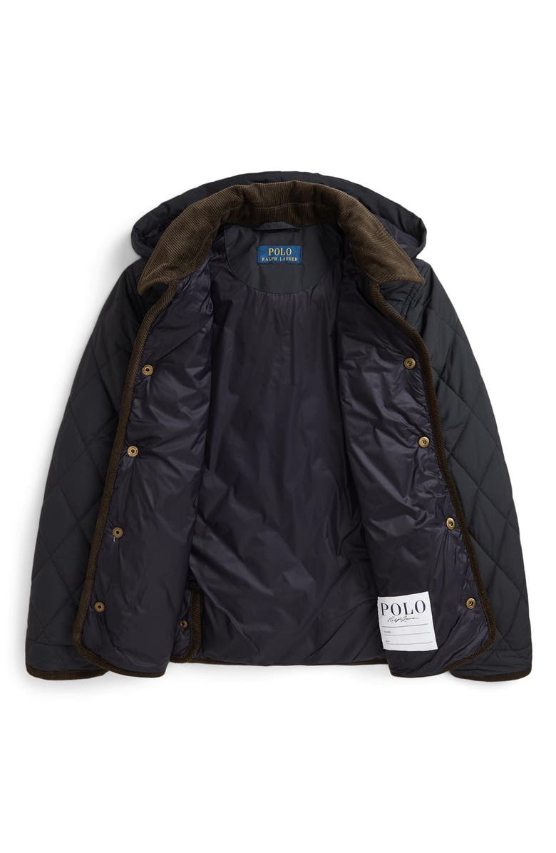 Polo Ralph Lauren Kids' Quilted Hooded Barn Jacket, Alternate, color, 