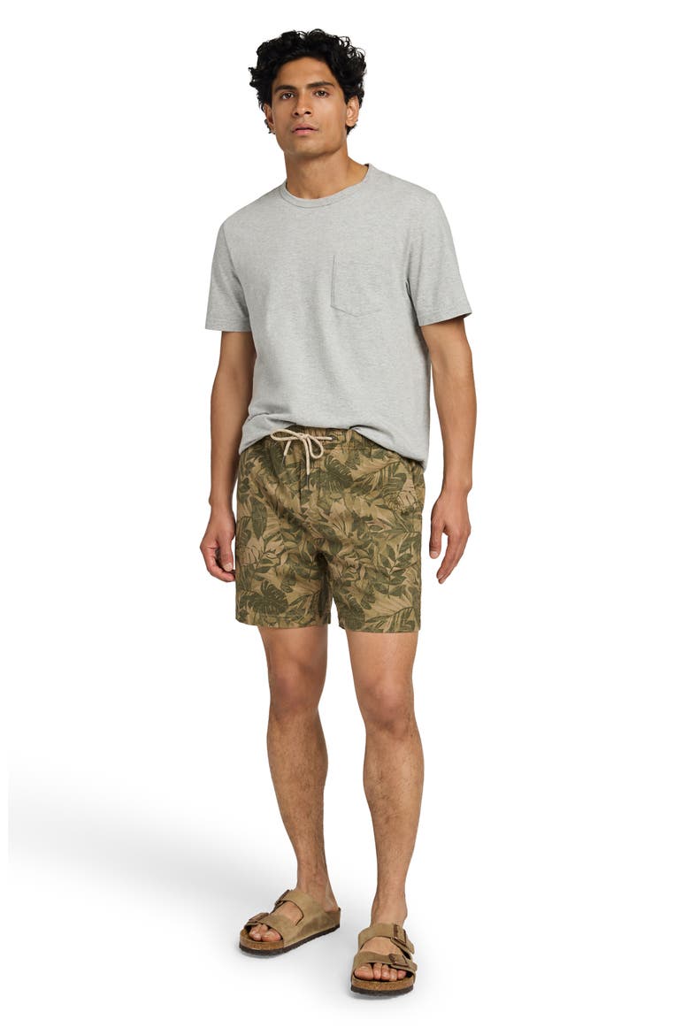 Essential Drawstring Stretch Shorts, Alternate, color, OLIVE JUNGLE