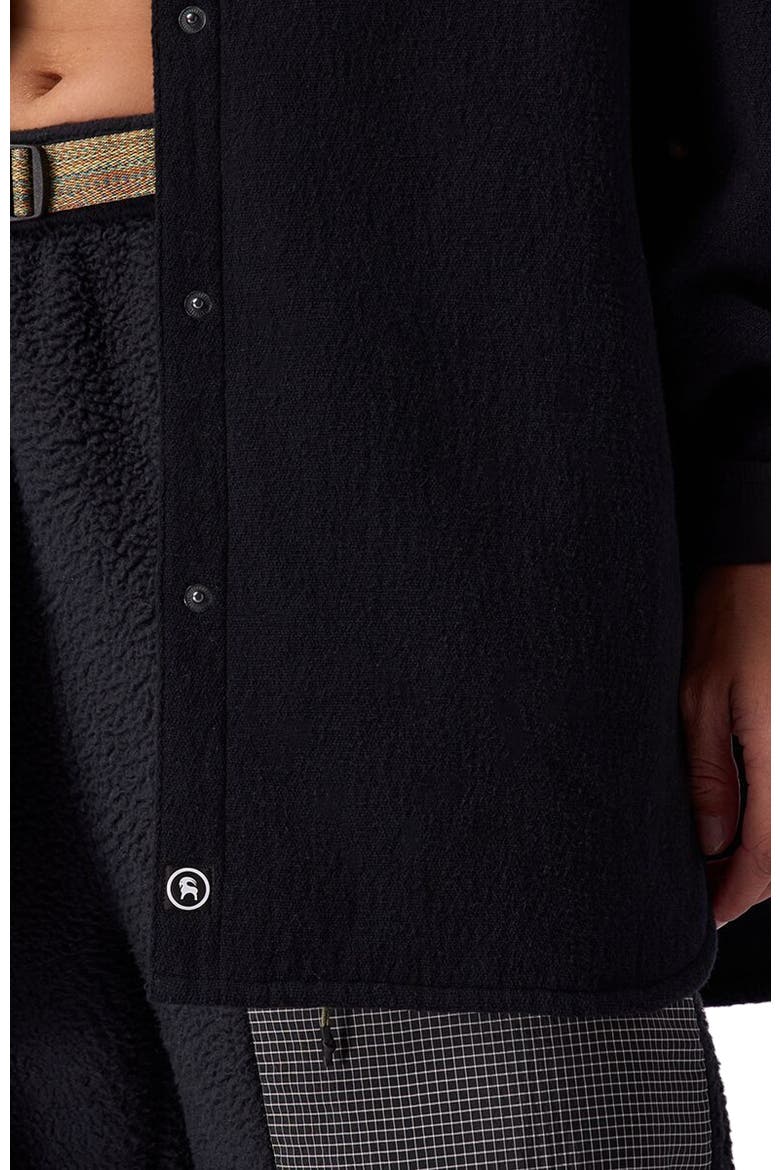 Venture Stretch Flannel Jacket - Women's, Alternate, color, Black