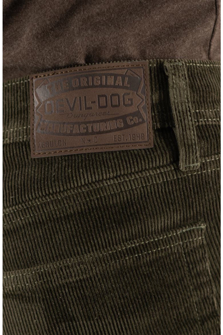 Stretch Corduroy Five Pocket Pants, Alternate, color, FOREST NIGHT