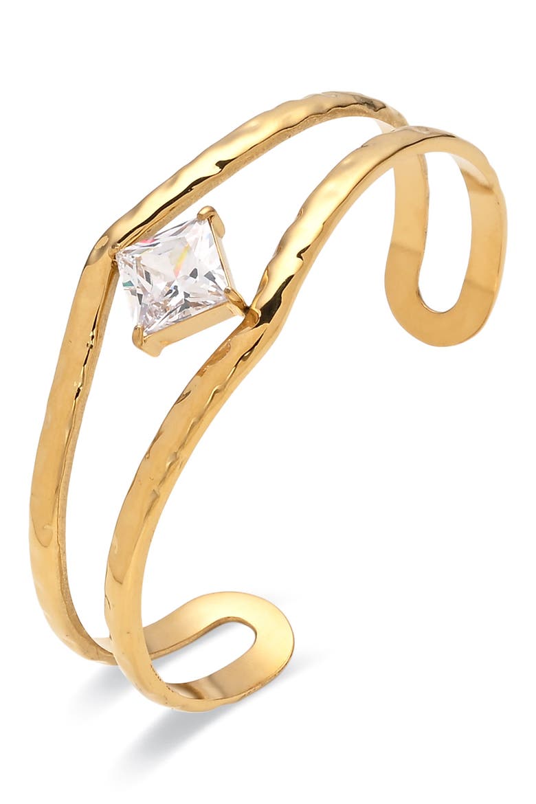 Golden Prism Cuff Bracelet, Alternate, color, GOLD