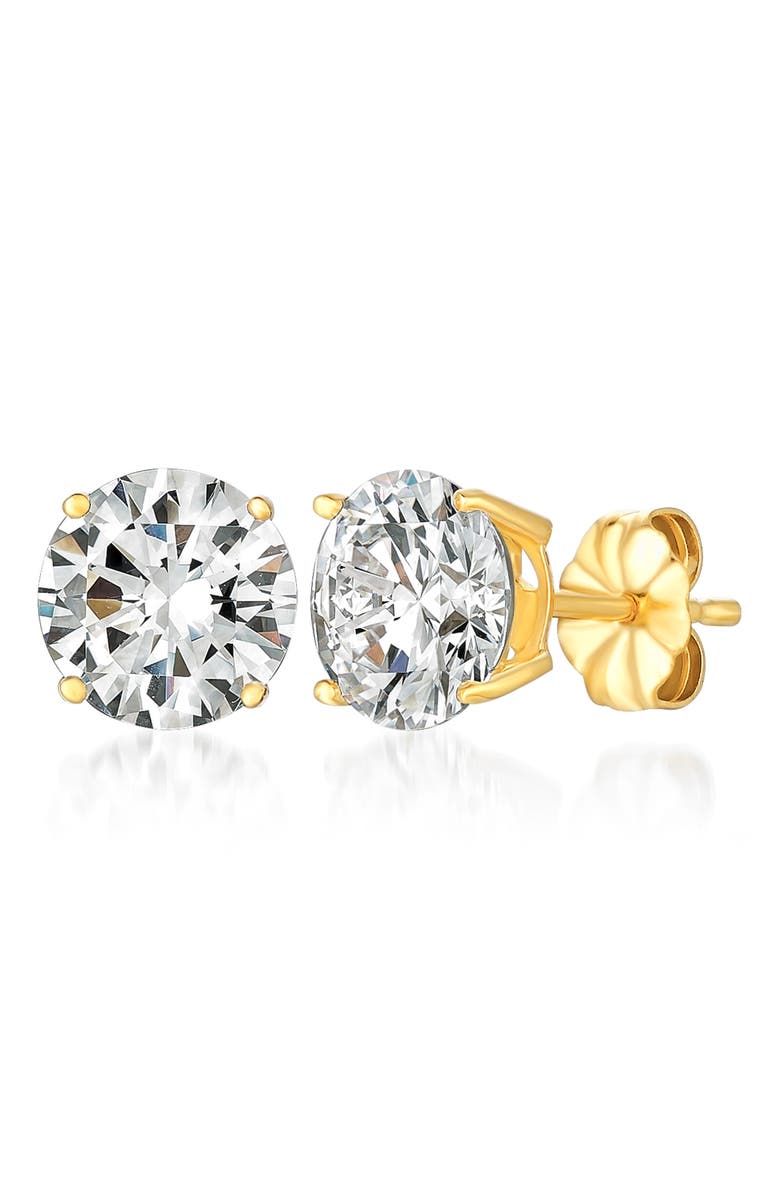 Crislu Cubic Zirconia Stud Earrings, Main, color, 