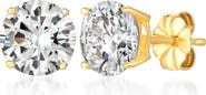 Crislu Cubic Zirconia Stud Earrings