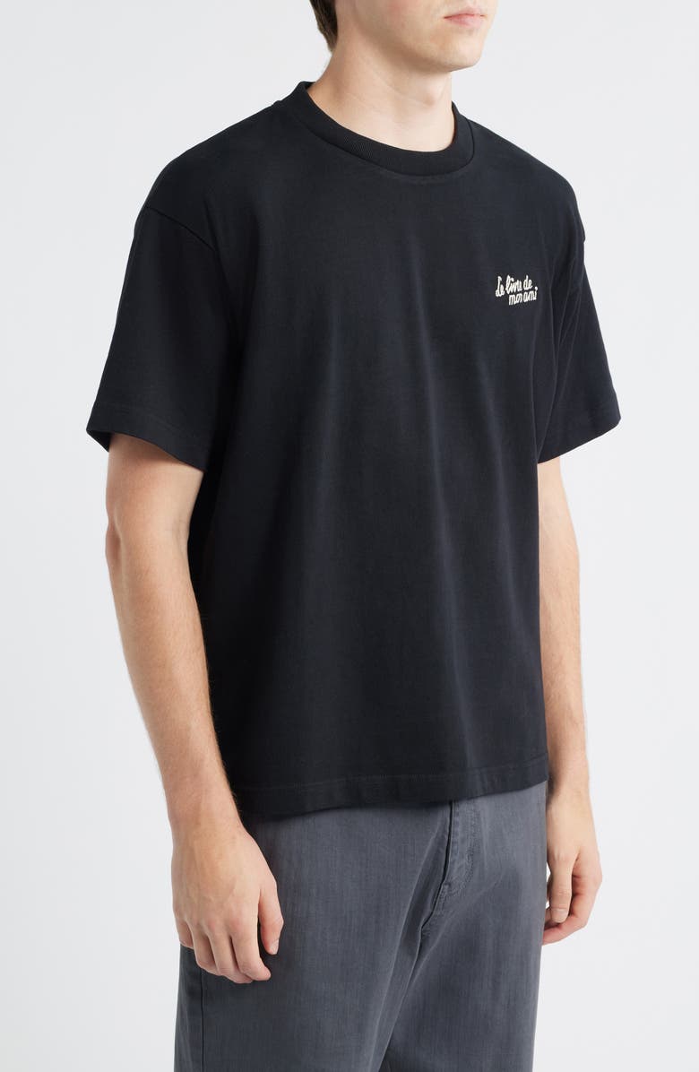 Percival Le Livre de Mon Ami Oversize Graphic T-Shirt, Alternate, color, Black