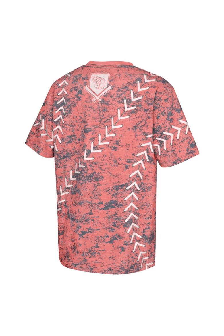 Youth Red Cleveland Guardians Slide Score Bold T-Shirt, Alternate, color, Red
