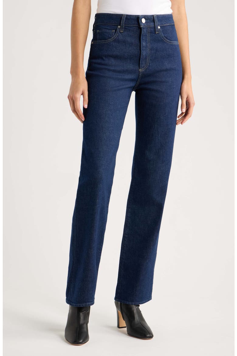 Stevie High Waist Straight Leg Jeans, Main, color, AMORA