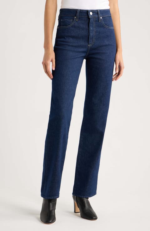 Stevie High Waist Straight Leg Jeans