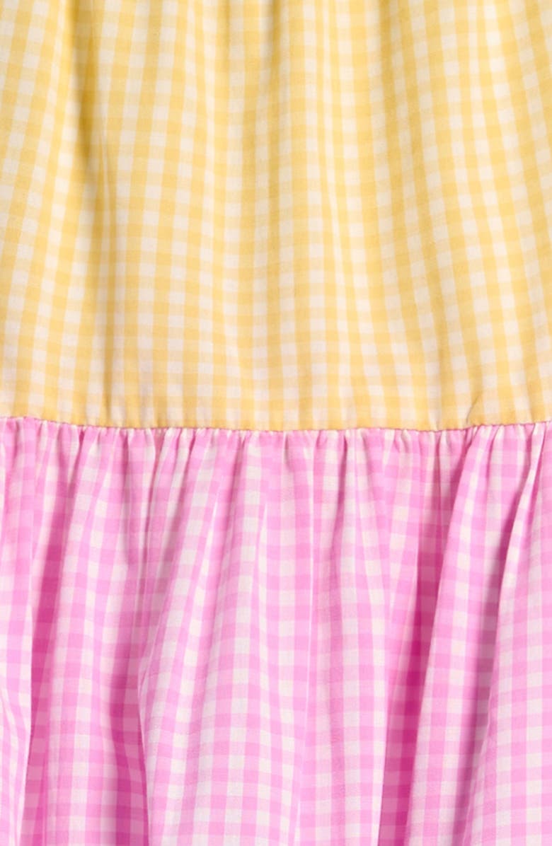 Tucker + Tate Kids' Gingham Tiered Cotton Dress, Alternate, color,