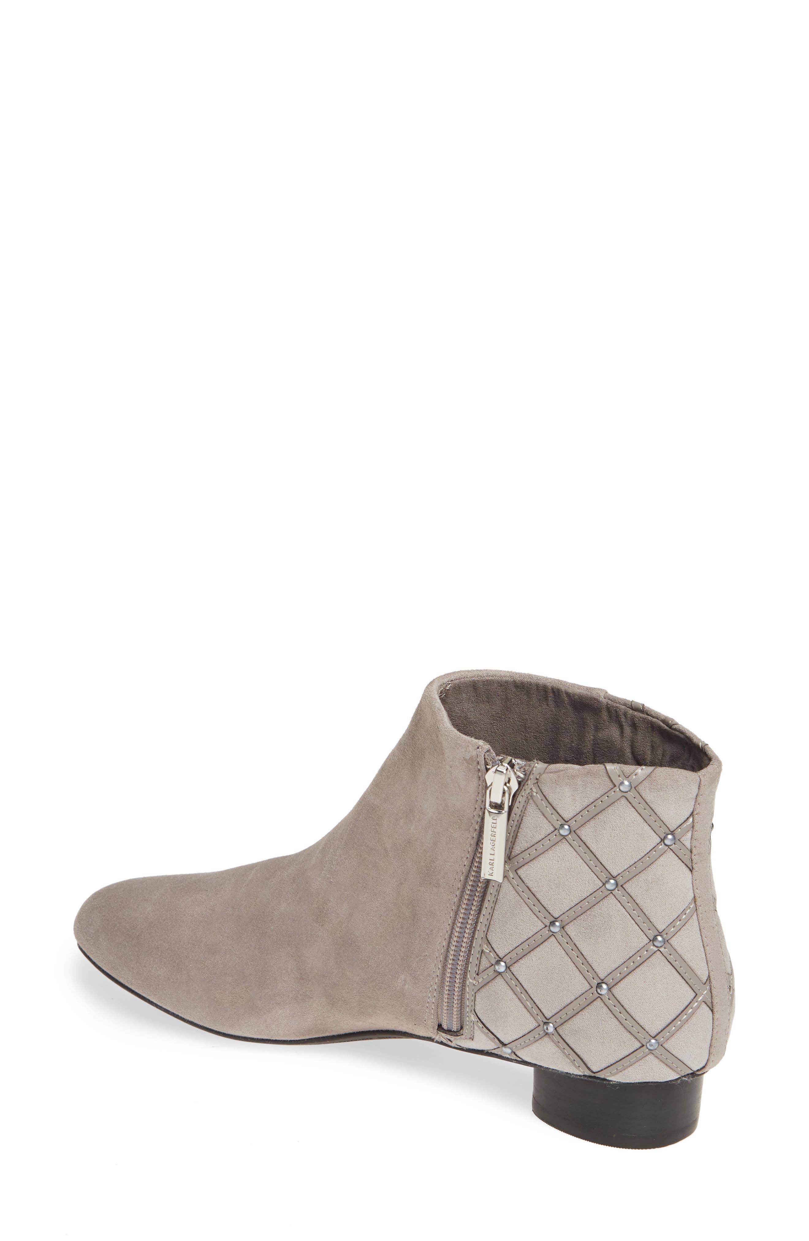 Fauna Bootie, Alternate, color, PEBBLE GREY SUEDE