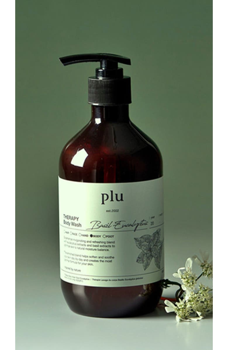 Plu Therapy Body Wash Basil Eucalyptus, Alternate, color, NO COLOR