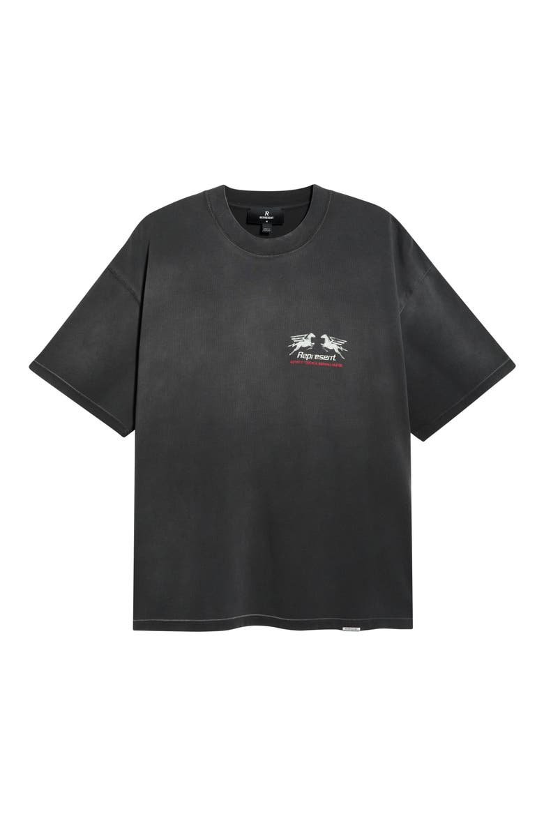 24-Hour Service Graphic T-Shirt, Alternate, color, STAINED BLACK