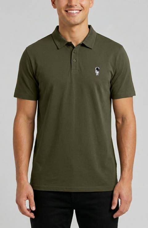 Astronaut Midweight Short Sleeve Polo Shirt