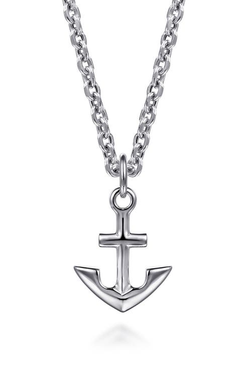 Modern Relics Anchor Pendant Necklace