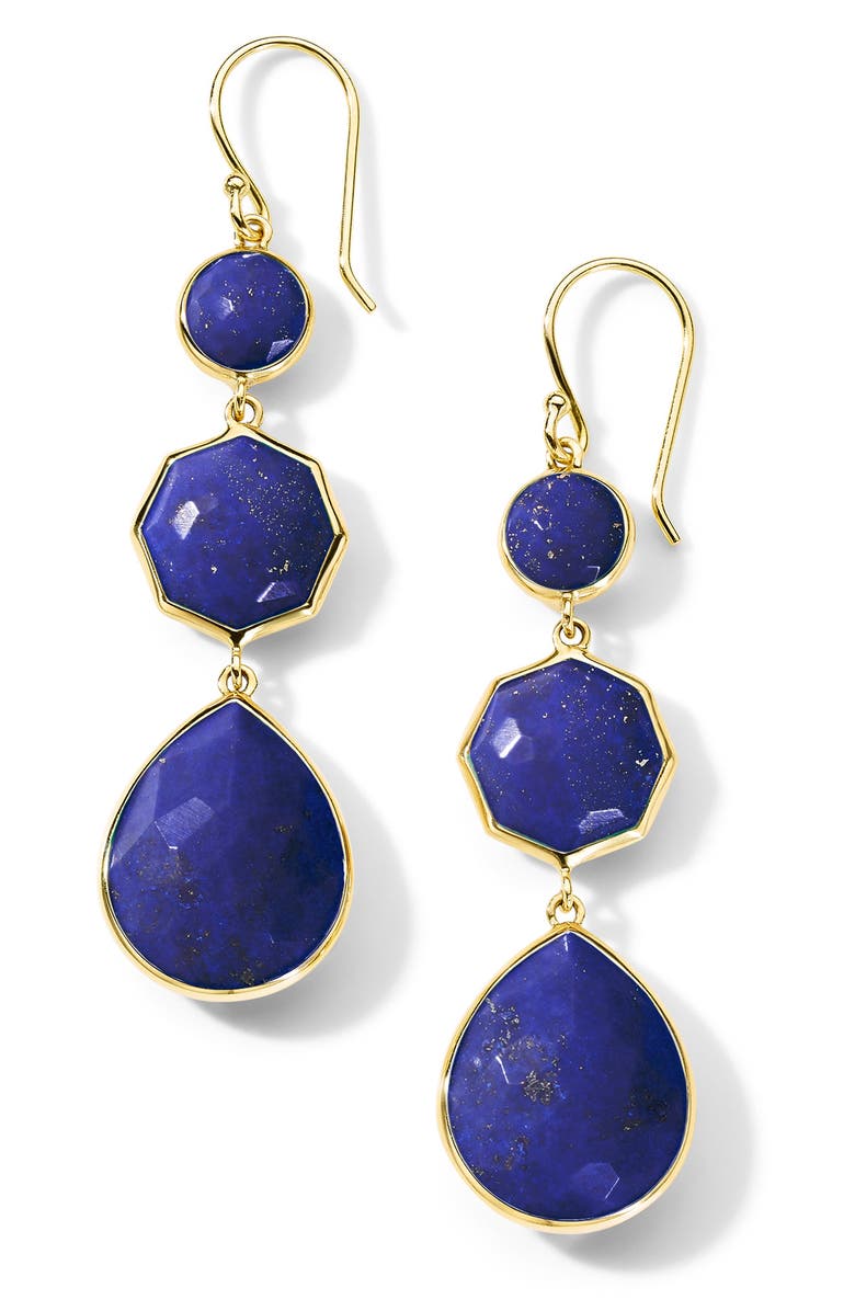 Ippolita Rock Candy Stone Drop Earrings, Main, color, Gold