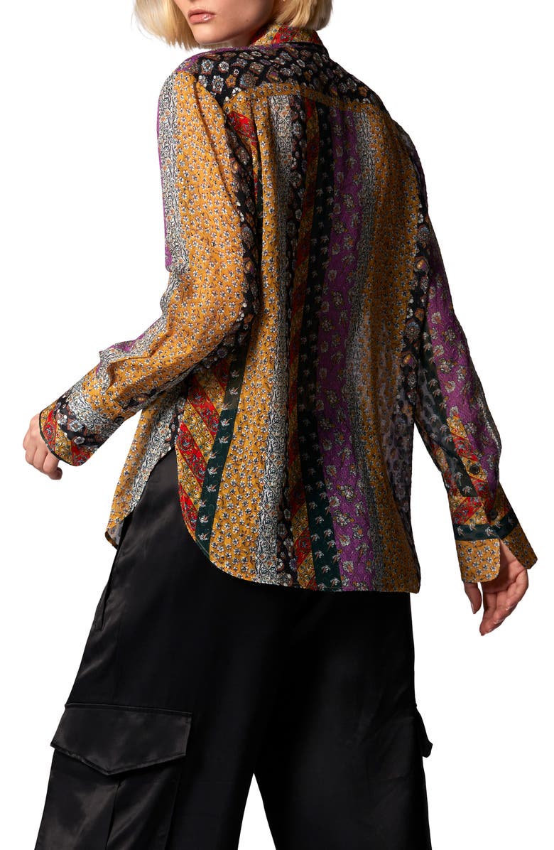 Equipment Quinne Silk Button-Up Shirt, Alternate, color, 