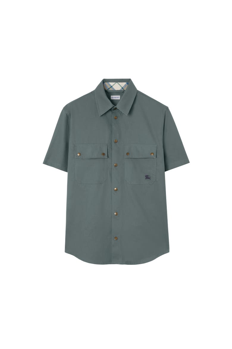 Relaxed Fit Tropical Gabardine Shirt, Alternate, color, Seafarer blue