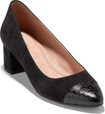 Cole Haan The Go-To Waterproof Block Heel Pump - Wide Width
