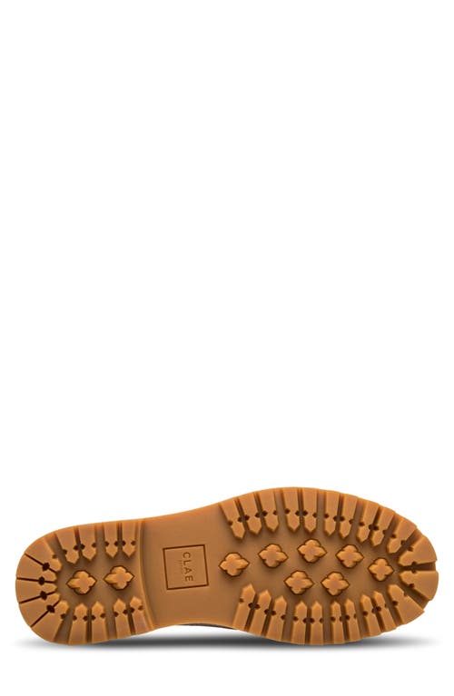 Clae Romare Lugged Apron Toe Boot In Brown