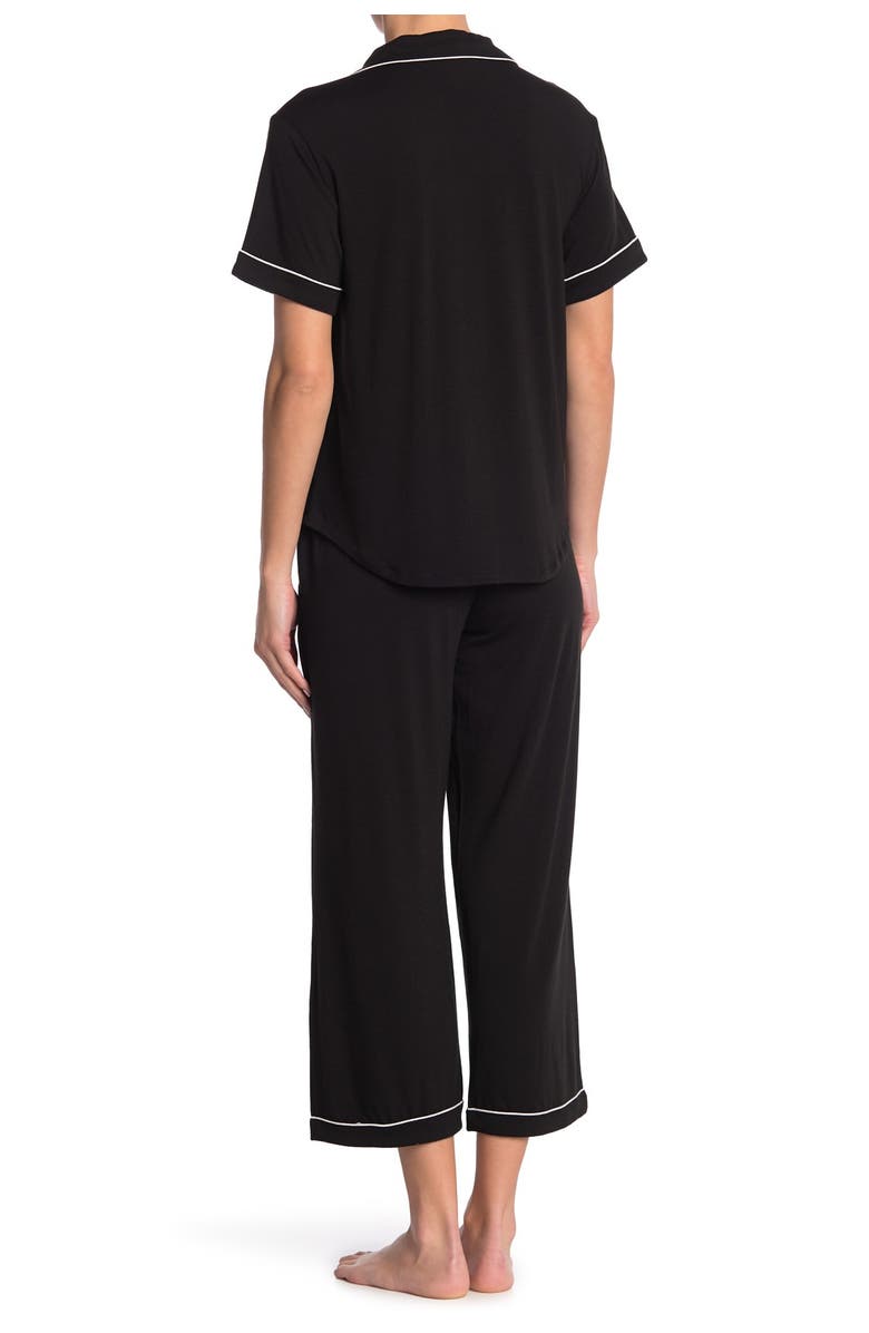 Flora By Flora Nikrooz Annie Matching Pajama Set, Alternate, color, Black