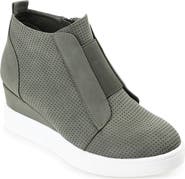 Journee Collection JOURNEE Clara Wedge Sneaker