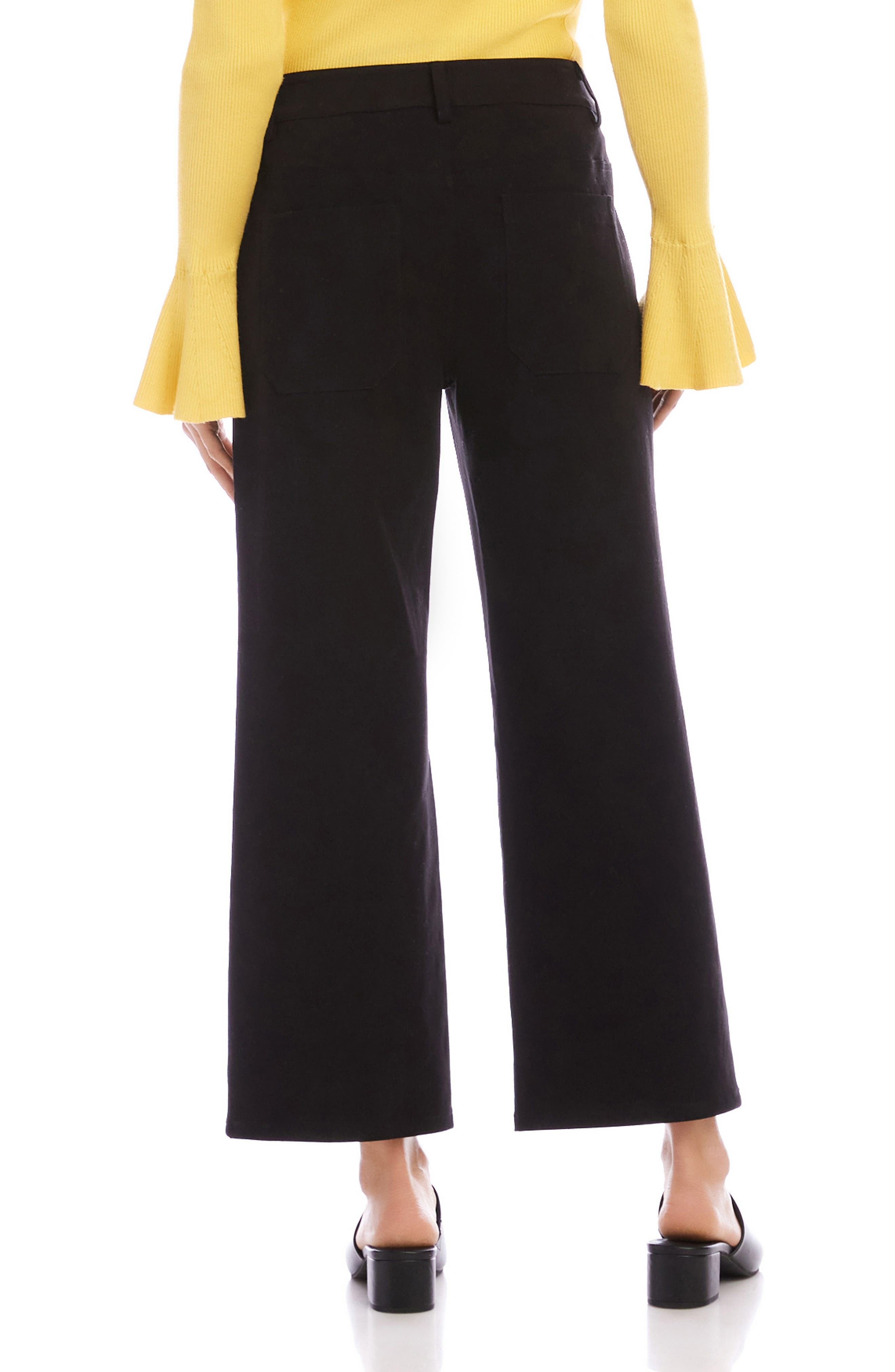 Lauren Patch Pocket Crop Wide Leg Pants - image 2