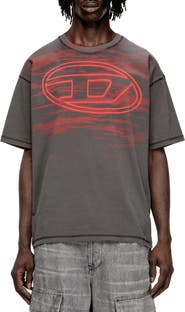 DIESEL® T-Boxt-T5 Logo Cotton Graphic T-Shirt