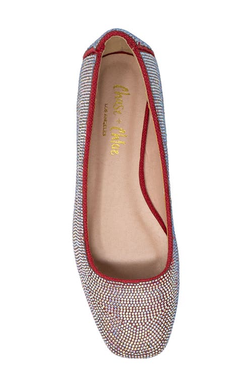 Chase & Chloe Chase And Chloe Rhinestone Flat