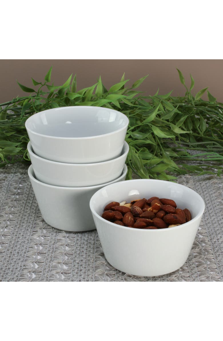 BIA Cordon Bleu Oslo Set of 4 Soufflé Bowls, Alternate, color, White