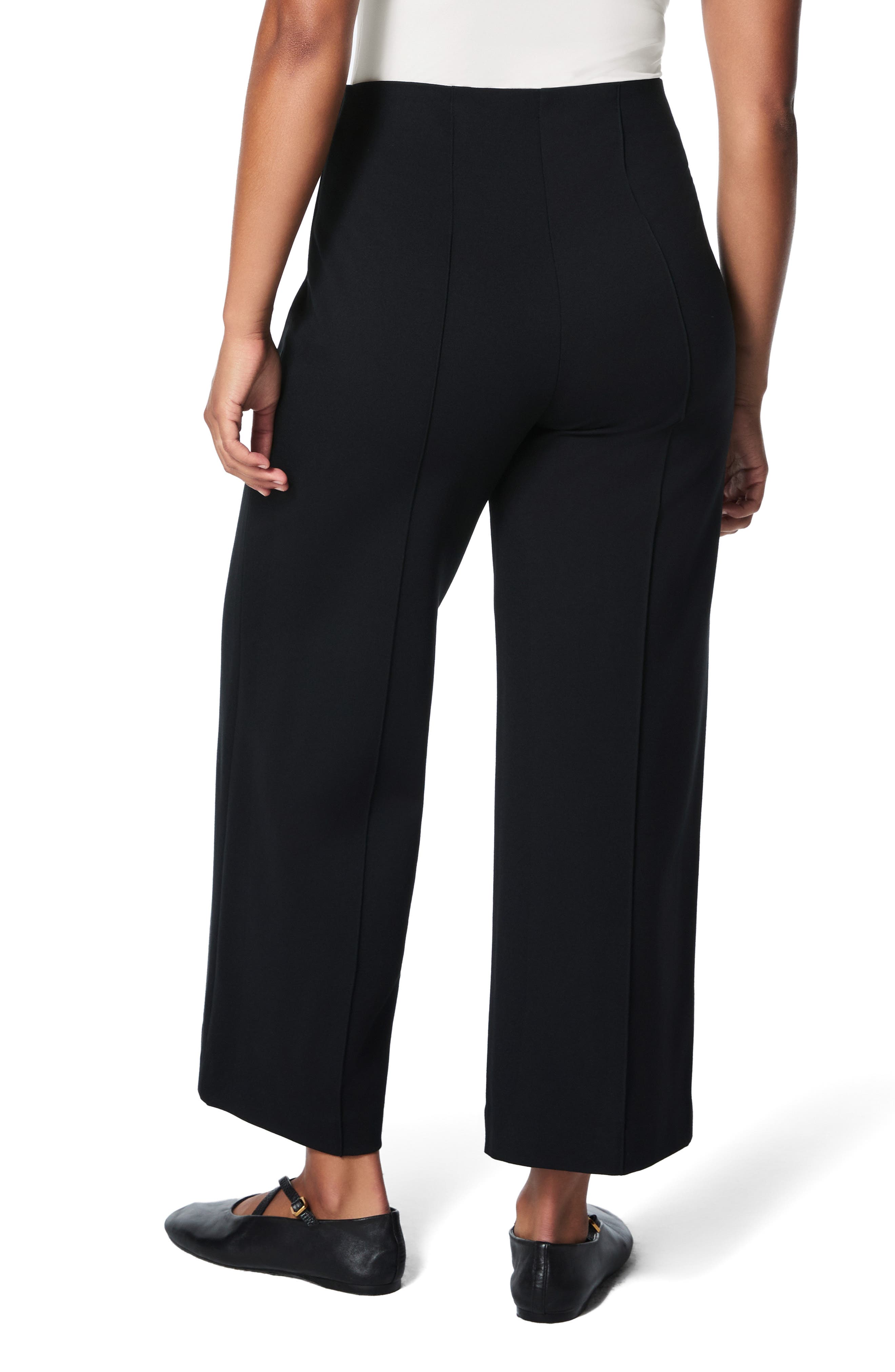 The Perfect Pull-On Crop Wide Leg Ponte Pants - image 2