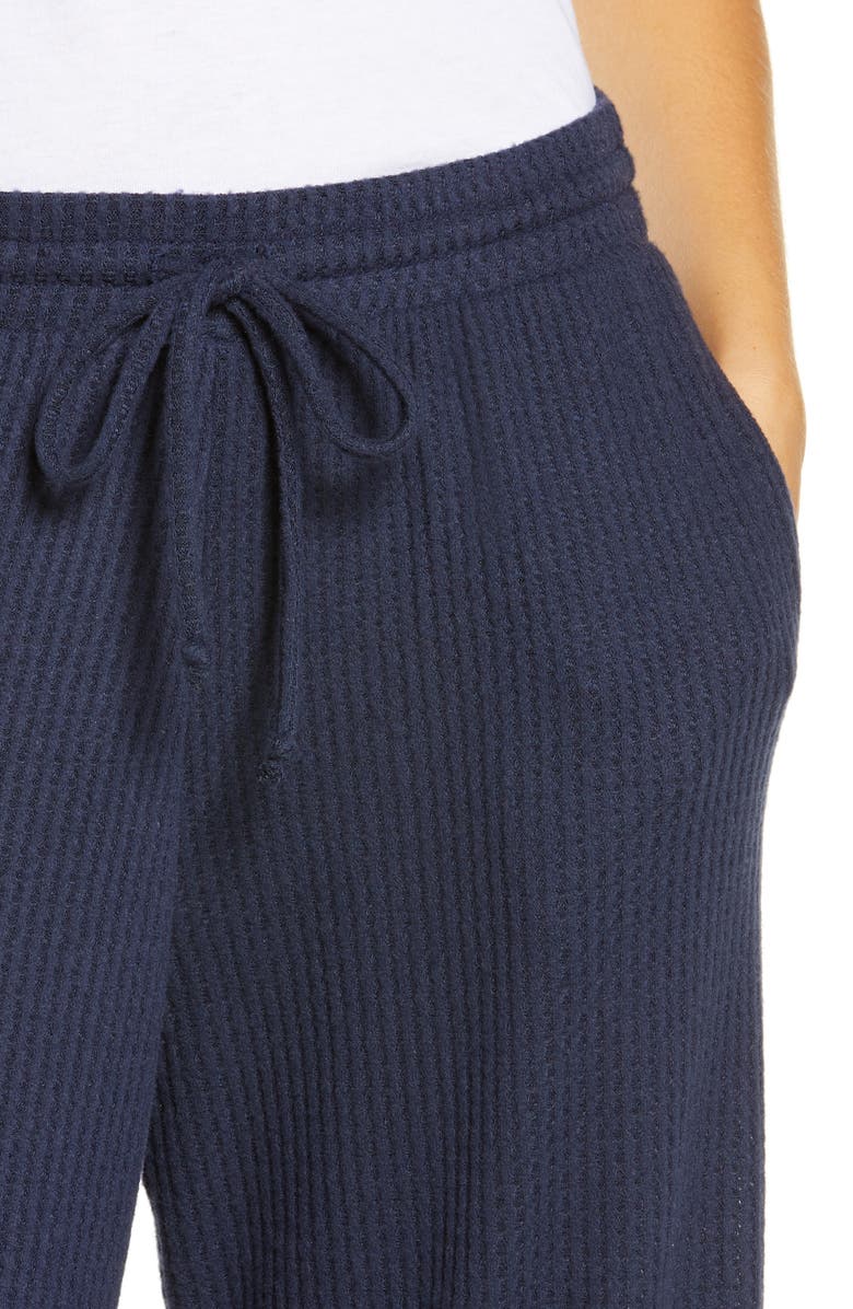 Socialite Waffle Knit Wide Leg Lounge Pants, Alternate, color,