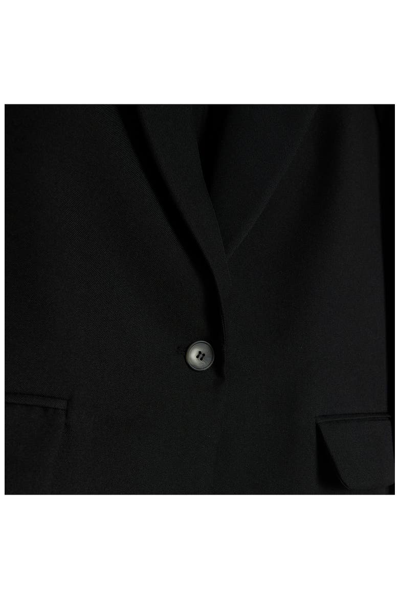 Relaxed Fit Blazer, Alternate, color, BLACK