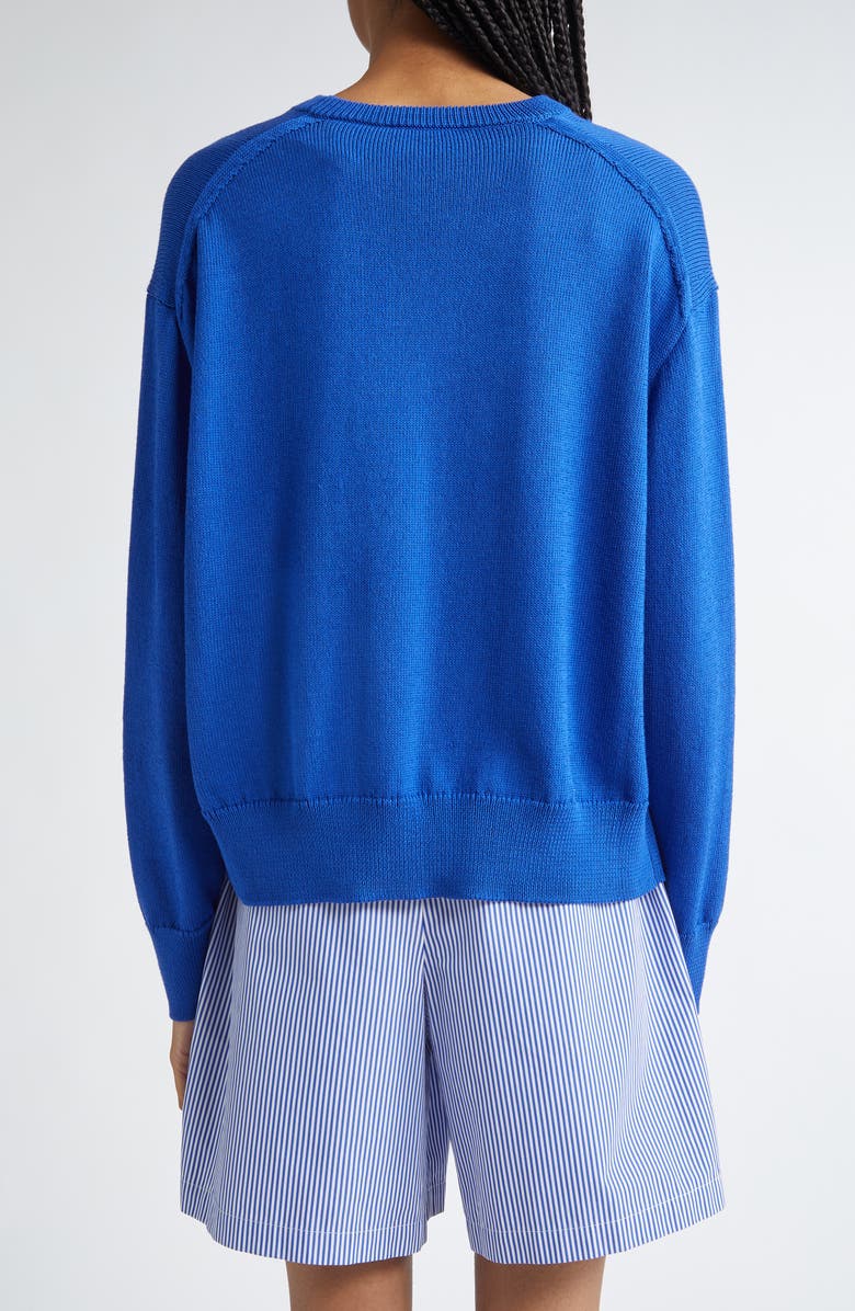 Lafayette 148 New York Cotton & Silk Crewneck Sweater, Alternate, color, 