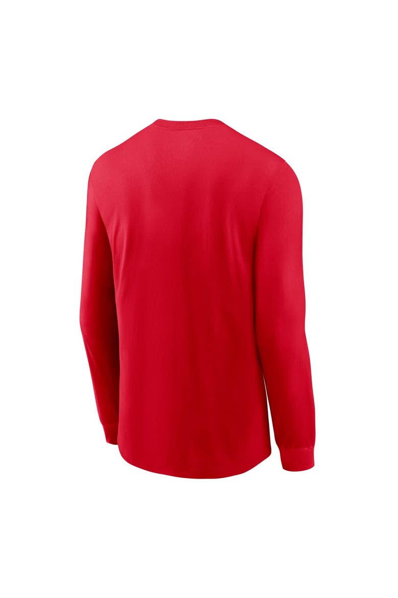 Men's Nike Scarlet Rutgers Scarlet Knights Legend Dri-FIT Long Sleeve T-Shirt, Alternate, color, Scarlet