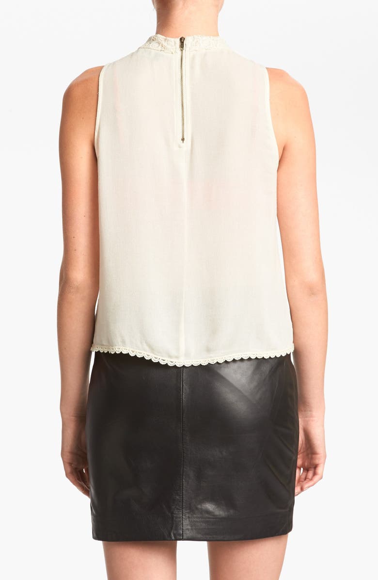 ASTR the Label ASTR Mock Neck Lace Top, Alternate, color,