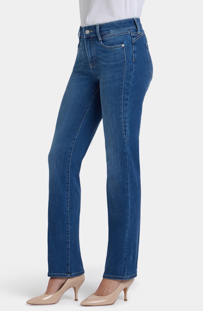 NYDJ Marilyn Paneled Seam Straight Leg Jeans, Alternate, color, Opera Blue