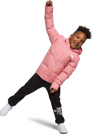 Kids' North Hooded Water Repellent 600 Fill Power Down Recycled Polyester Jacket