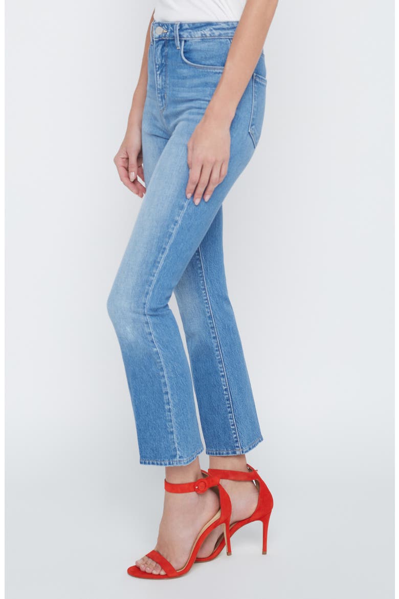 Mira Crop Micro Bootcut Jeans, Alternate, color, SENECA