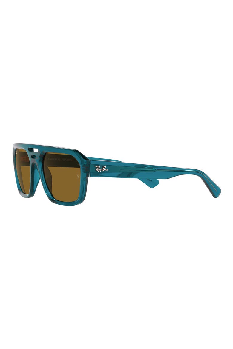 Corrigan 54mm Polarized Irregular Sunglasses, Alternate, color, LIGHT BLUE