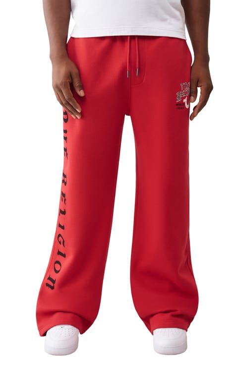 Flag Baggy Cotton Blend Sweatpants