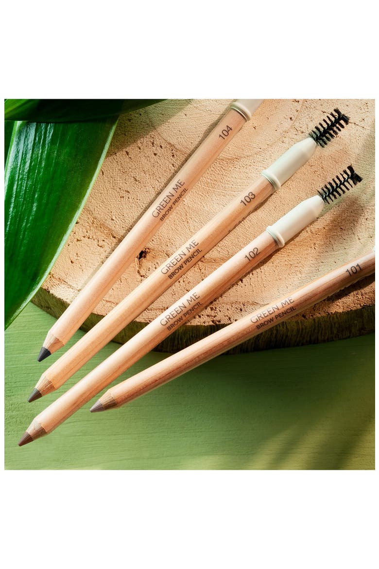 Green Me Brow Pencil - Milk Chocolate, Alternate, color, 102 MILK CHOCOLATE