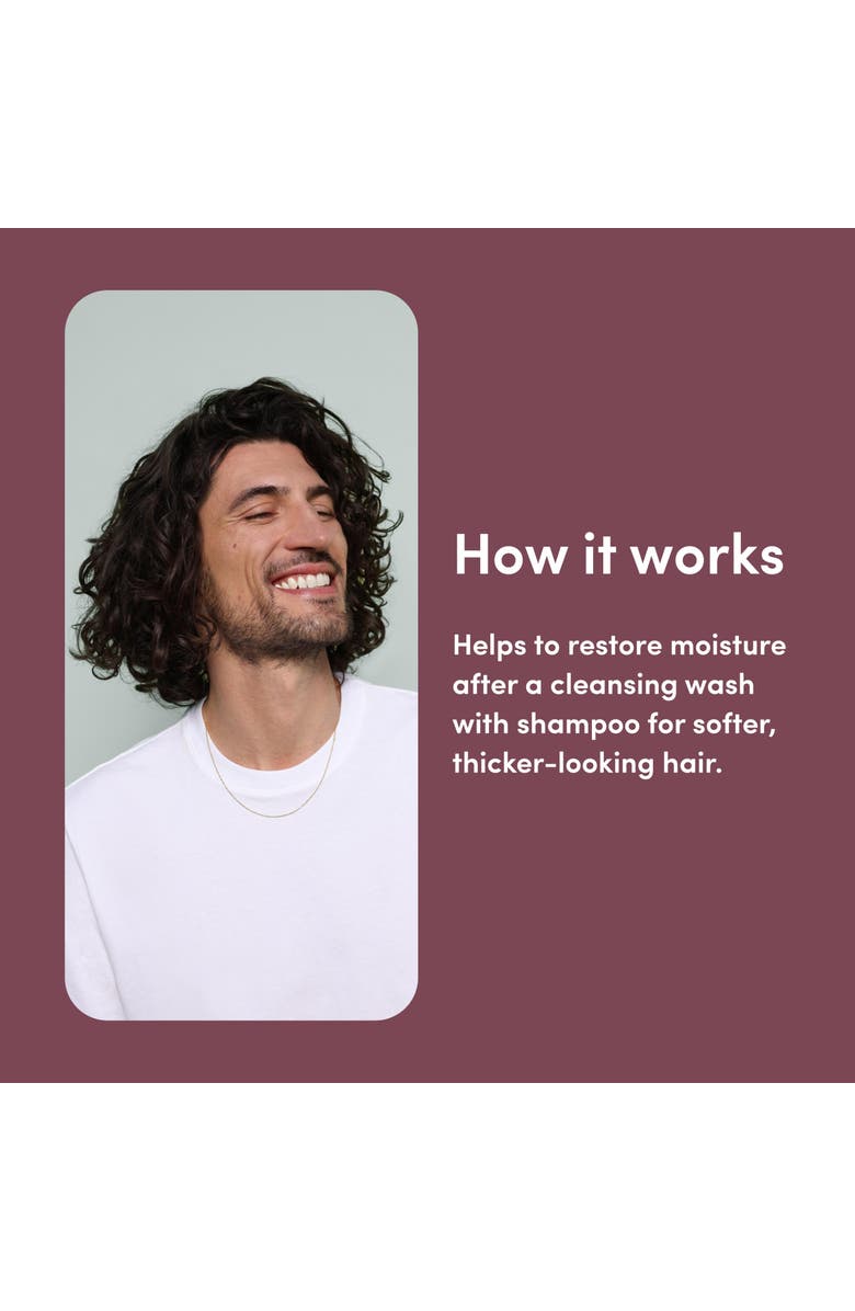 HIMS & HERS Thick Fix Conditioner Nourishing, Strengthening, Niacinamide Enriched Formula, Alternate, color, Beige