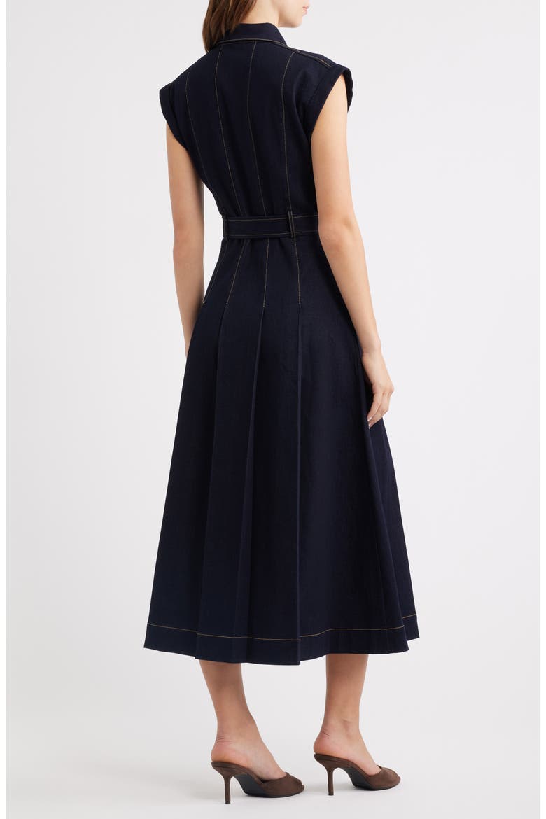 Denim Shirtdress, Alternate, color, DENIM