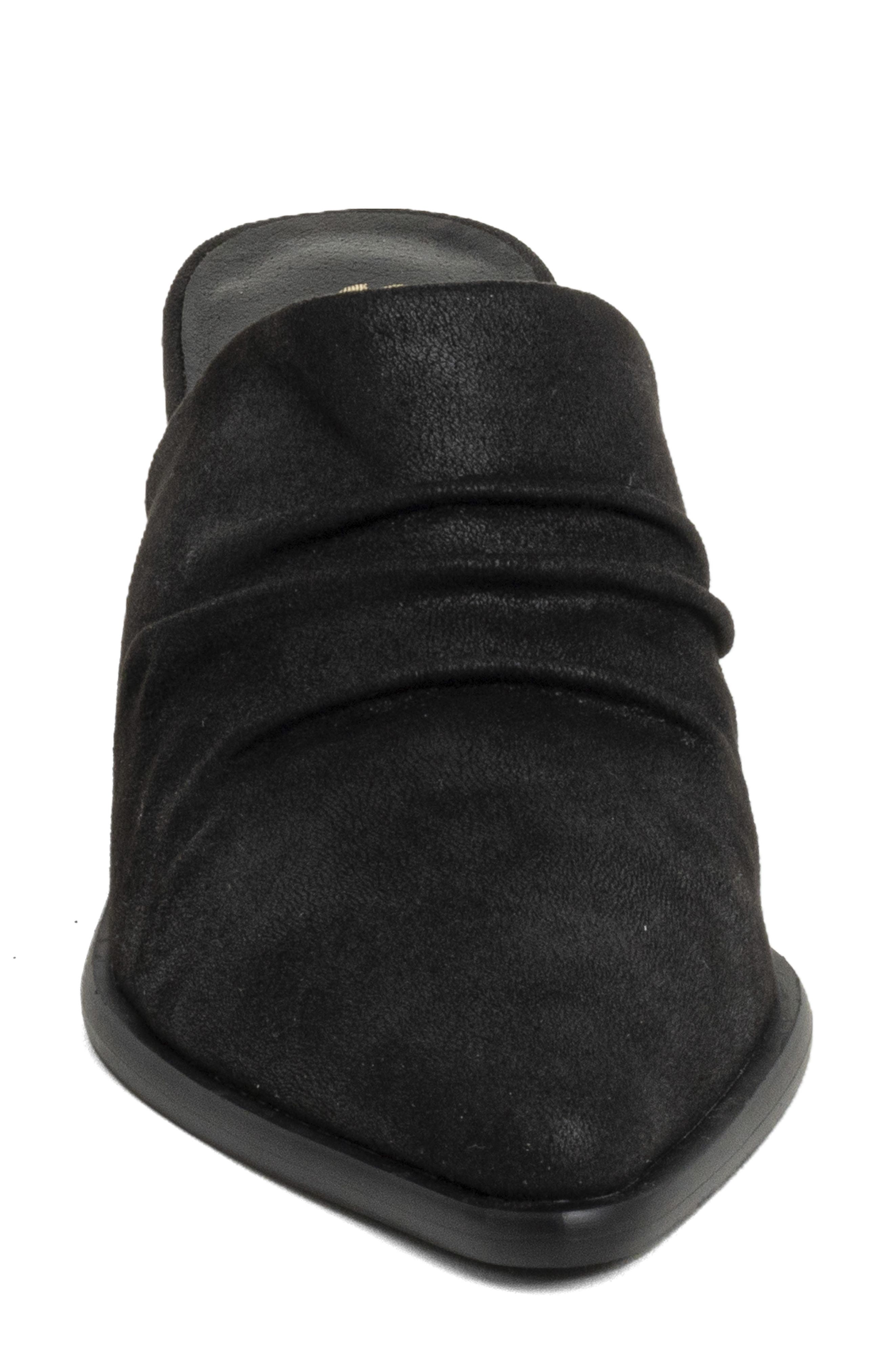 SHUSHOP Nicky Pointed Toe Mule, Alternate, color, Black Suede