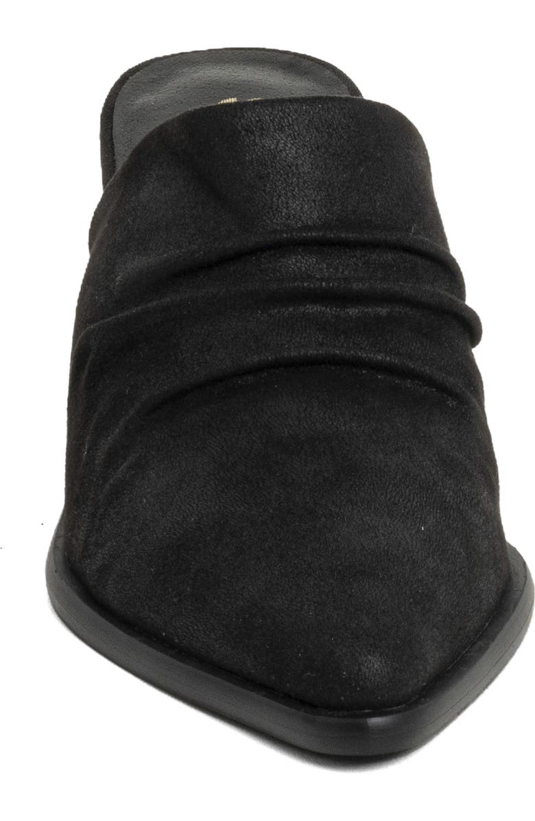 SHUSHOP Nicky Pointed Toe Mule, Alternate, color, Black Suede