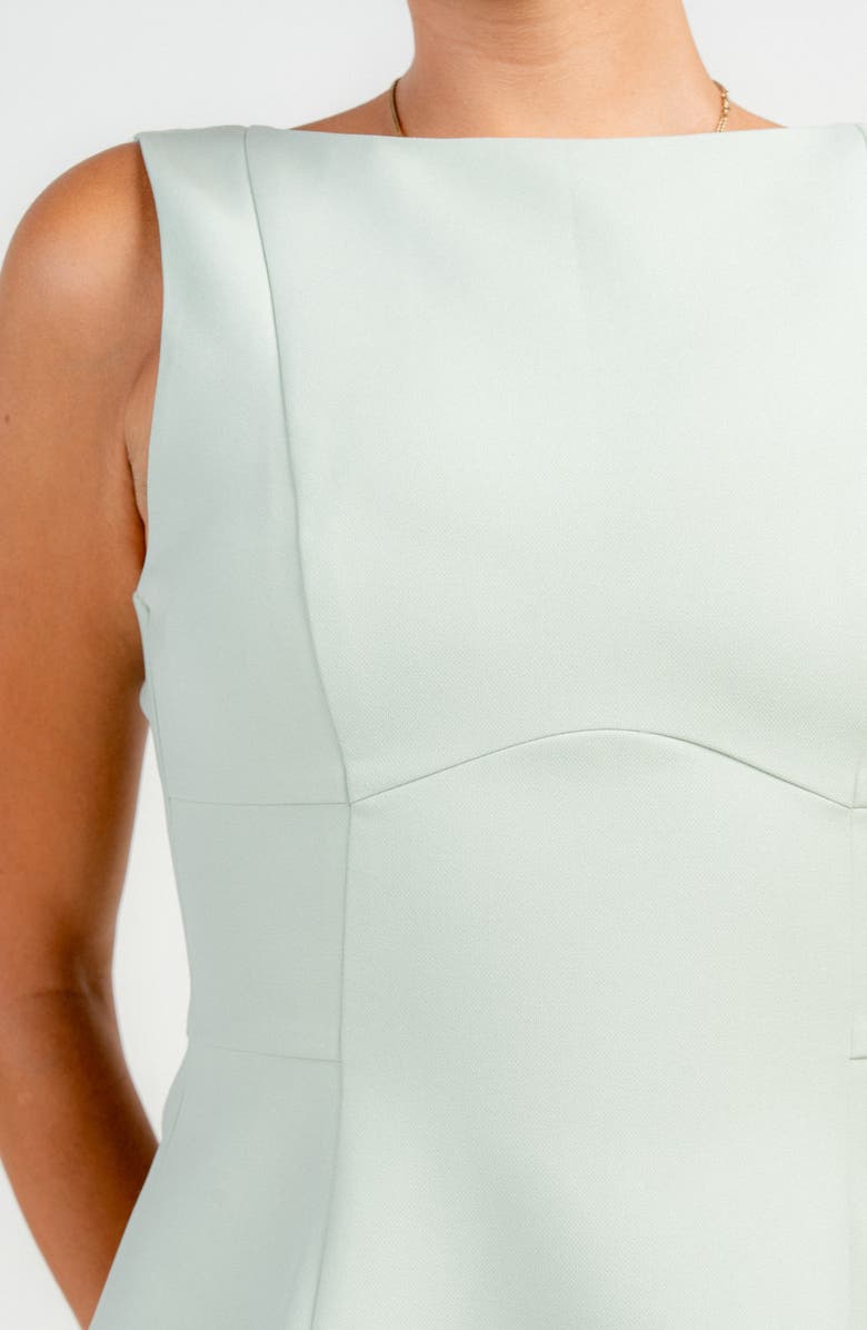 Beivy Stretch Woven A-Line Dress, Alternate, color, Light Sage