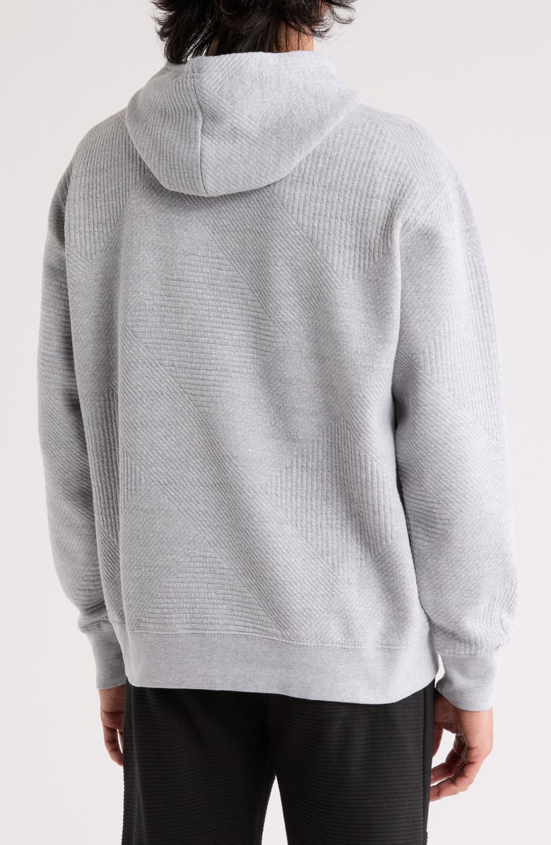 FLEECE FACTORY Premium Jacquard Hoodie, Alternate, color, Grey Mix