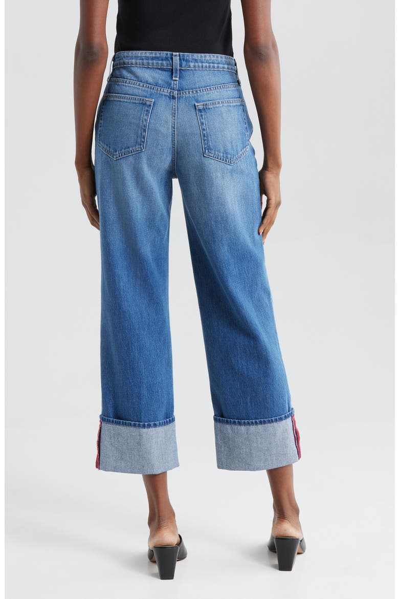 Leighton Cuff Stovepipe Jeans, Alternate, color, BRENTWOOD